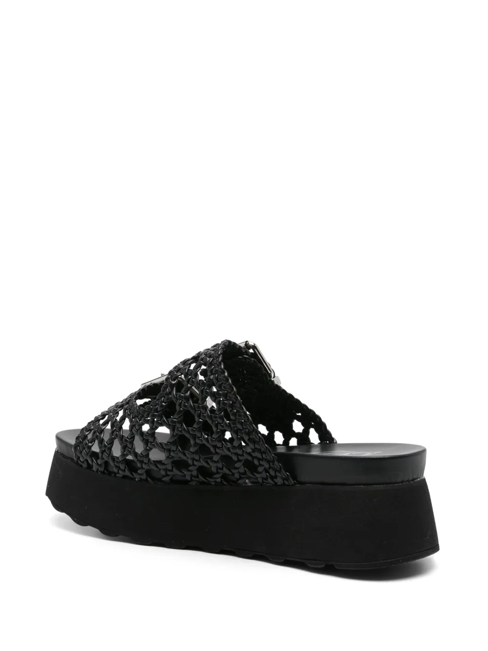 Cult 40mm braided sandals Black