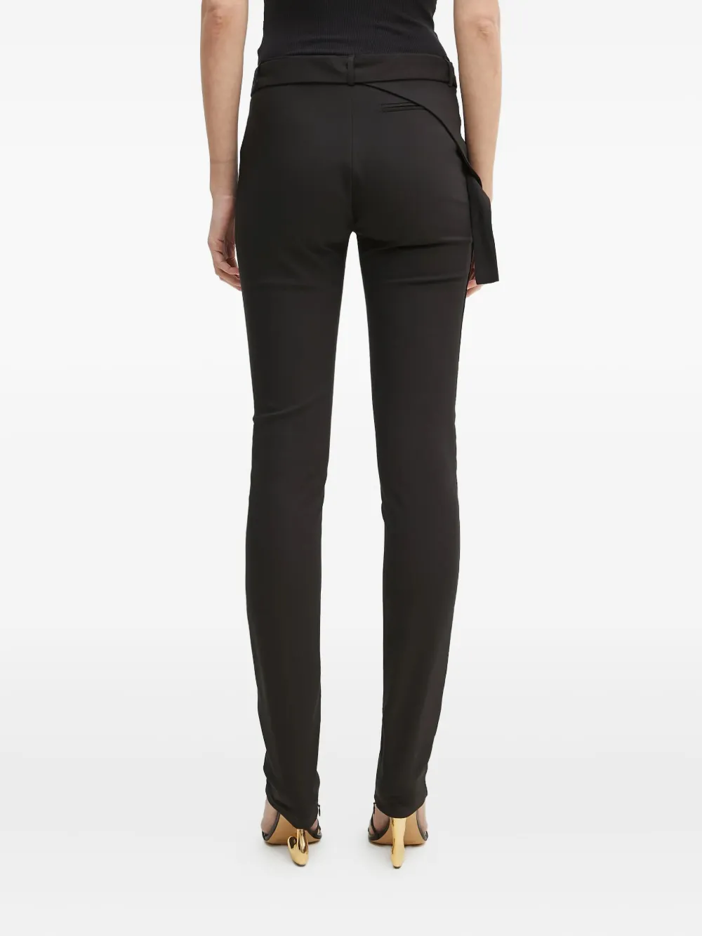 Ottolinger Broek met wikkeleffect Zwart