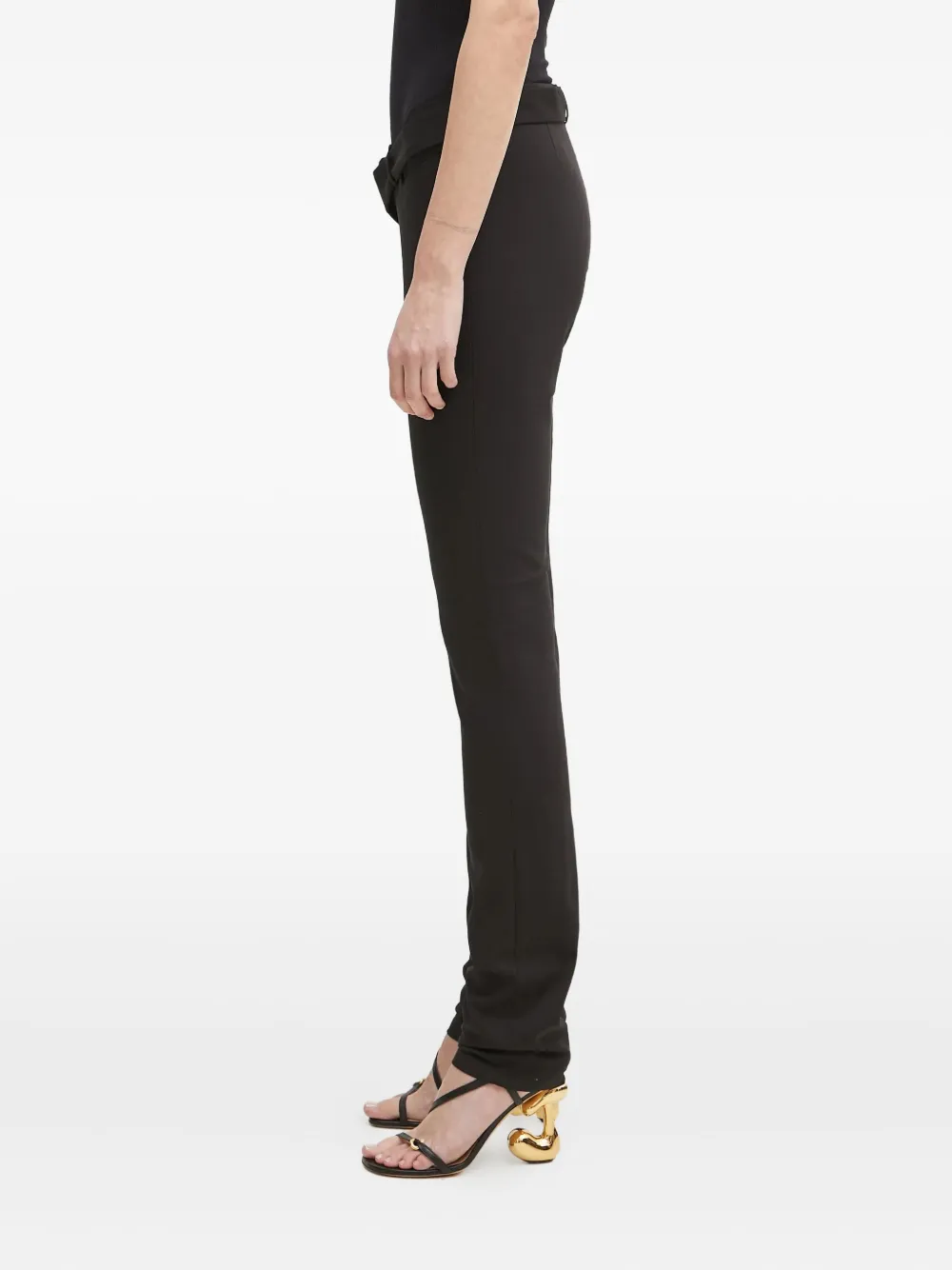 Ottolinger Broek met wikkeleffect Zwart