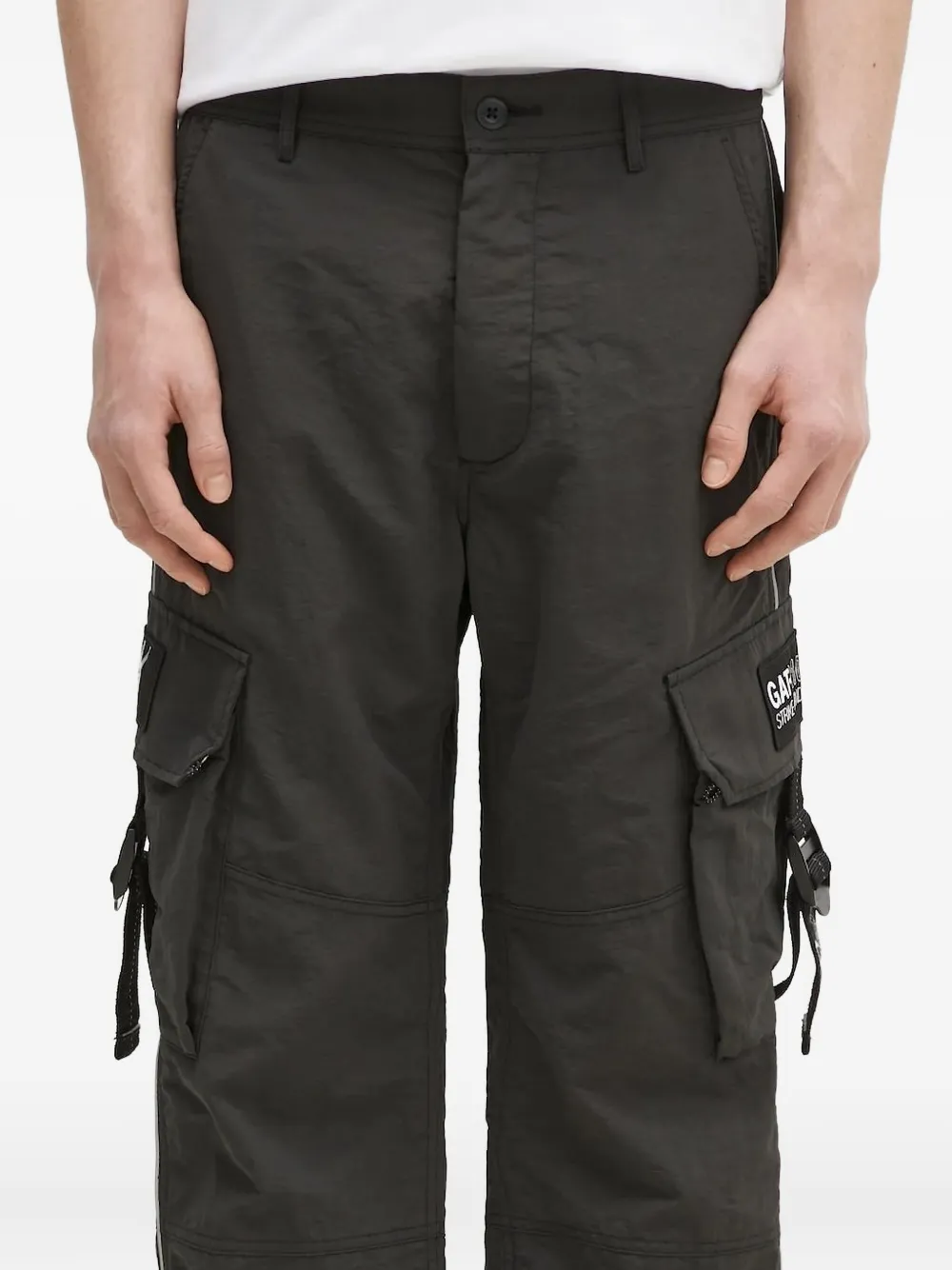 Levi's Broek met cargo zak en grafische patch Zwart