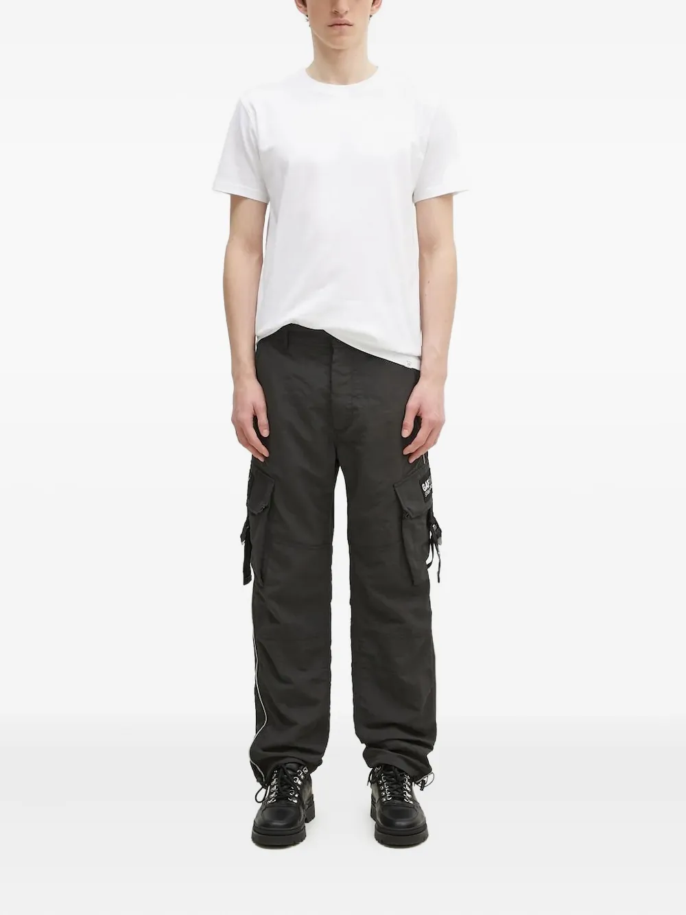 Levi's Broek met cargo zak en grafische patch Zwart