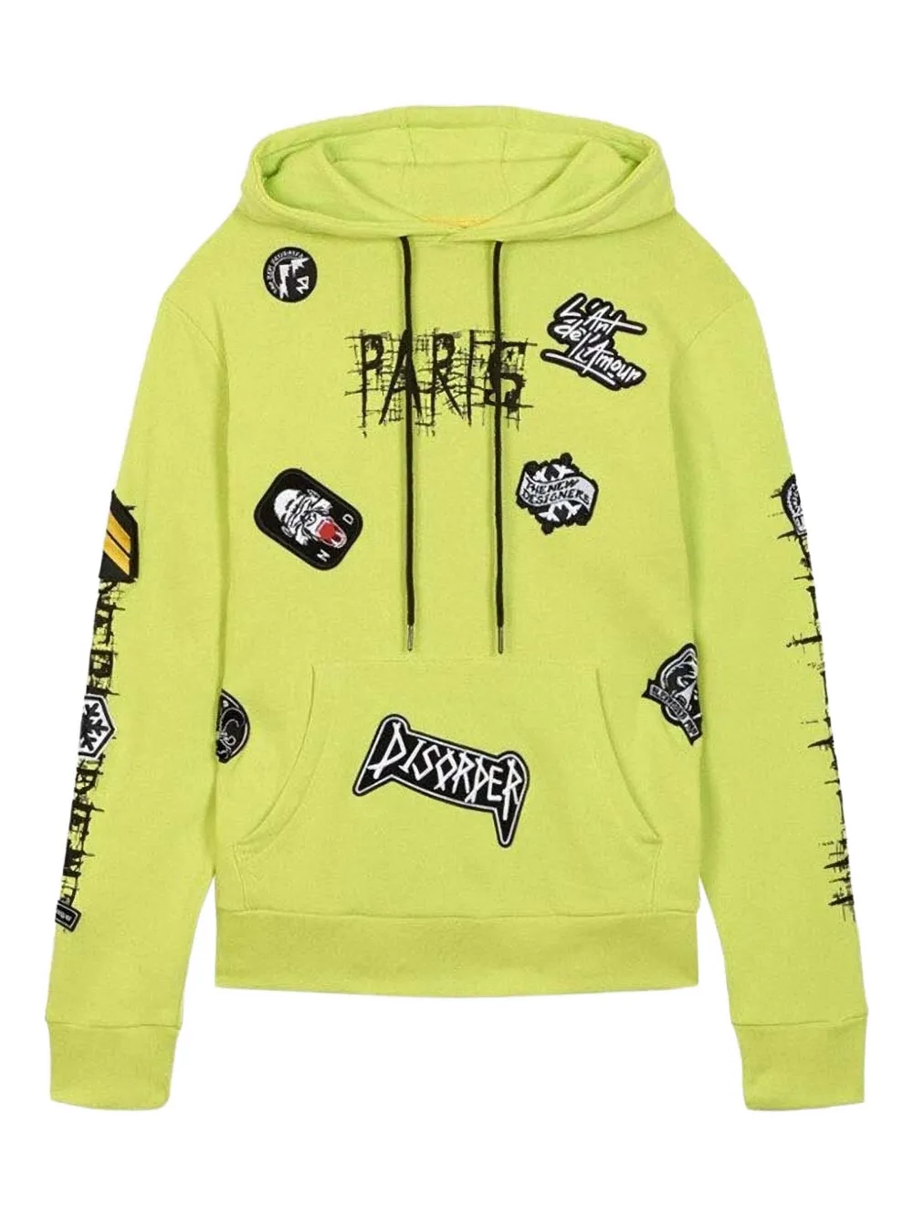 The New Designers kangaroo-pocket hoodie Geel