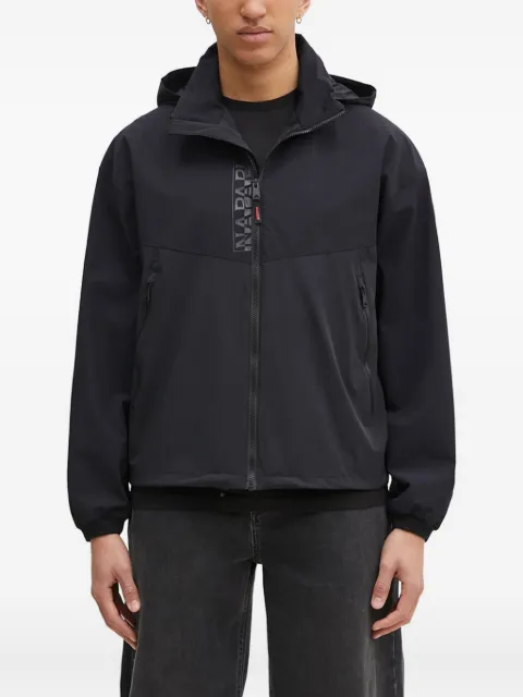 Napapijri logo-detail hooded jacket