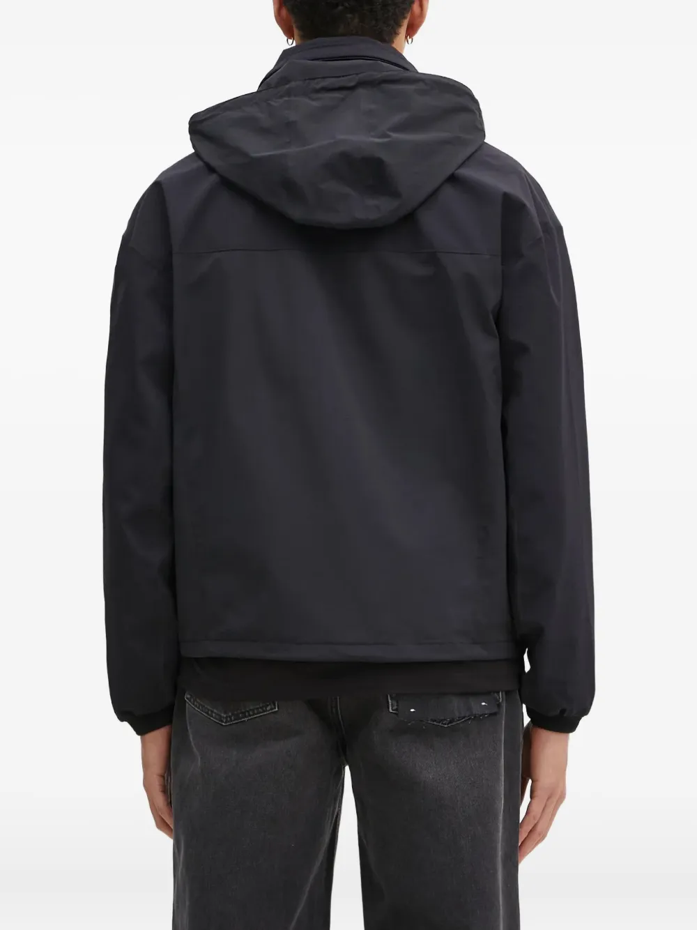 Napapijri Jack met capuchon en logodetail Zwart