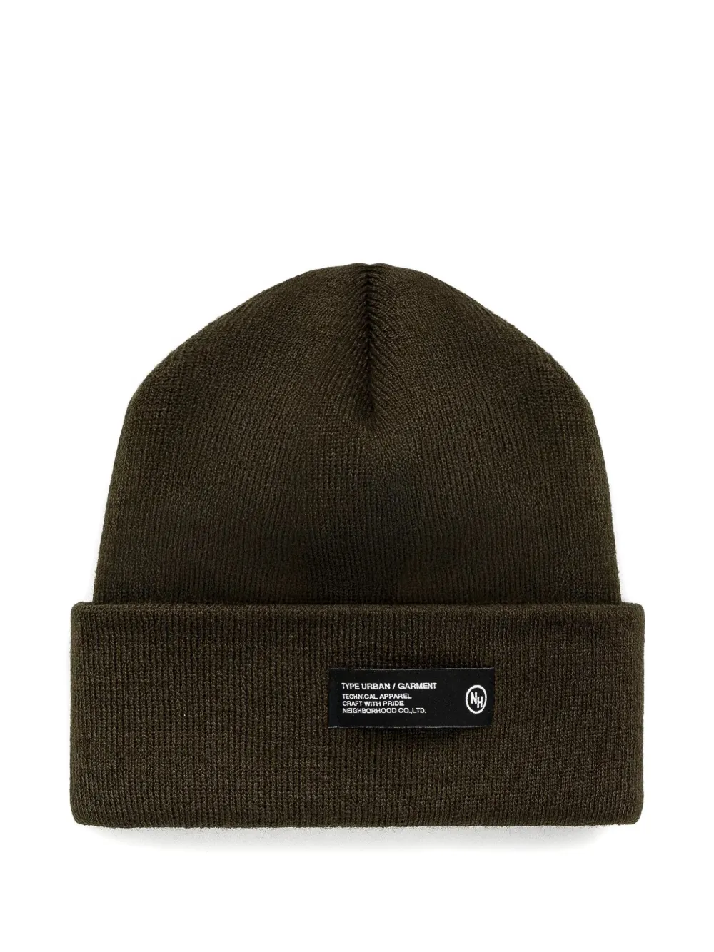 Neighborhood Ribbed Beanie In Gray