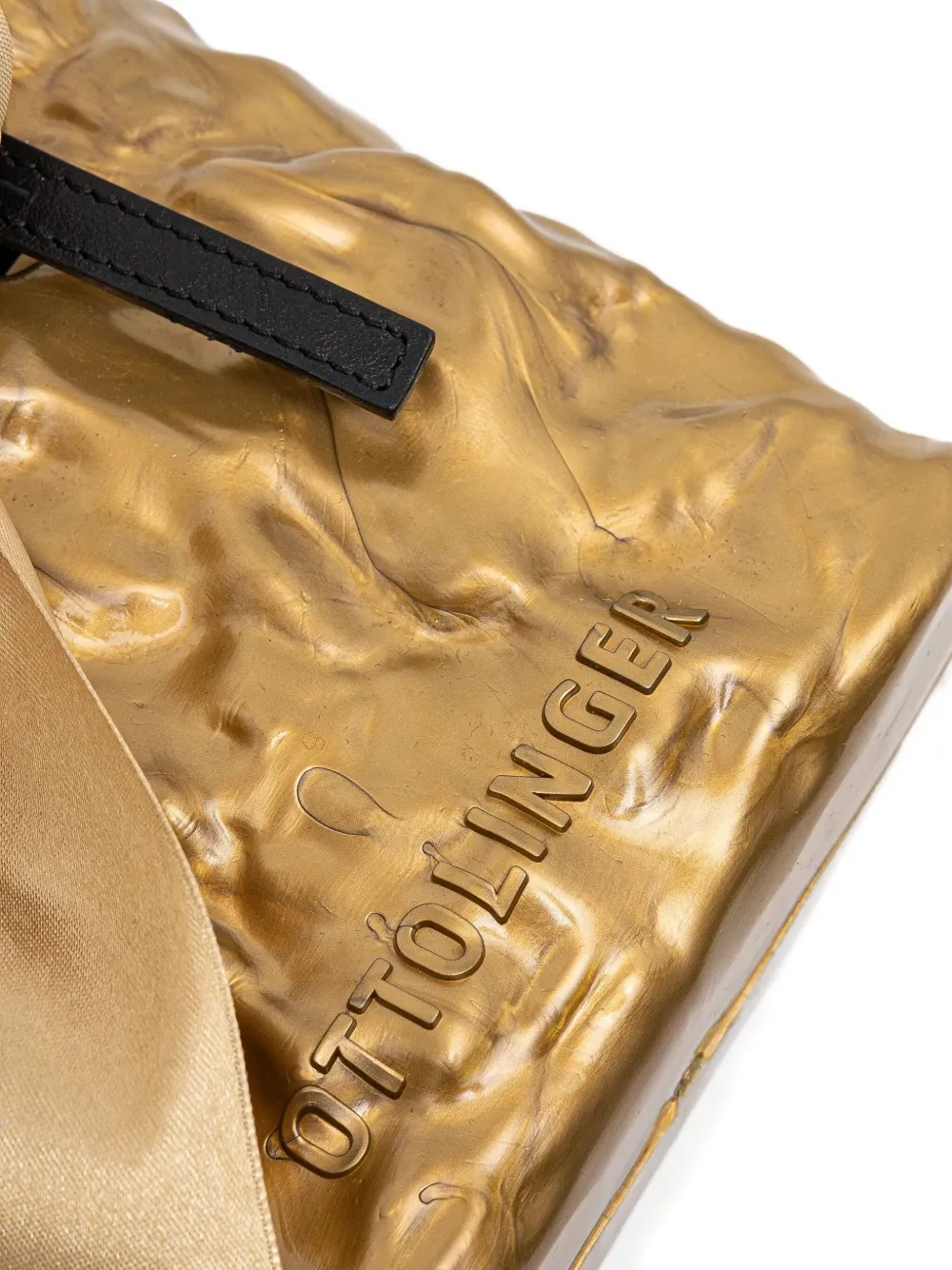 Ottolinger Shopper met strikdetail Goud
