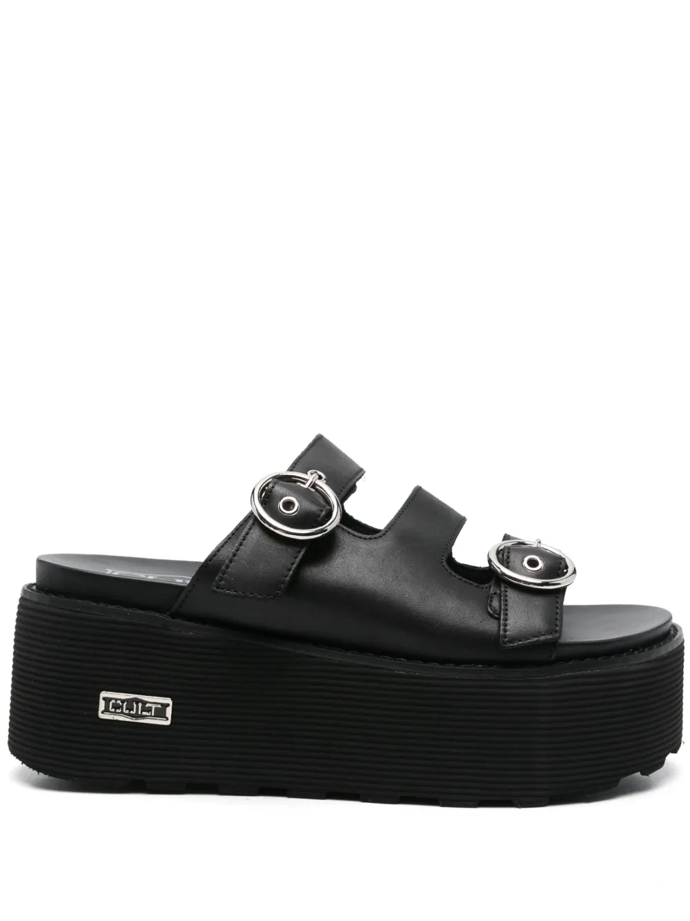 Cult 60mm leather sandals Black