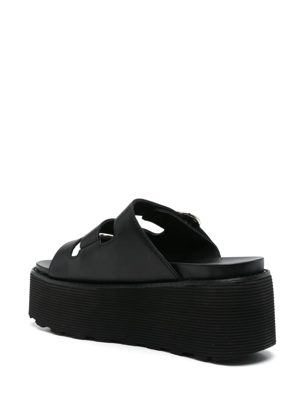Cult 60mm leather sandals Black