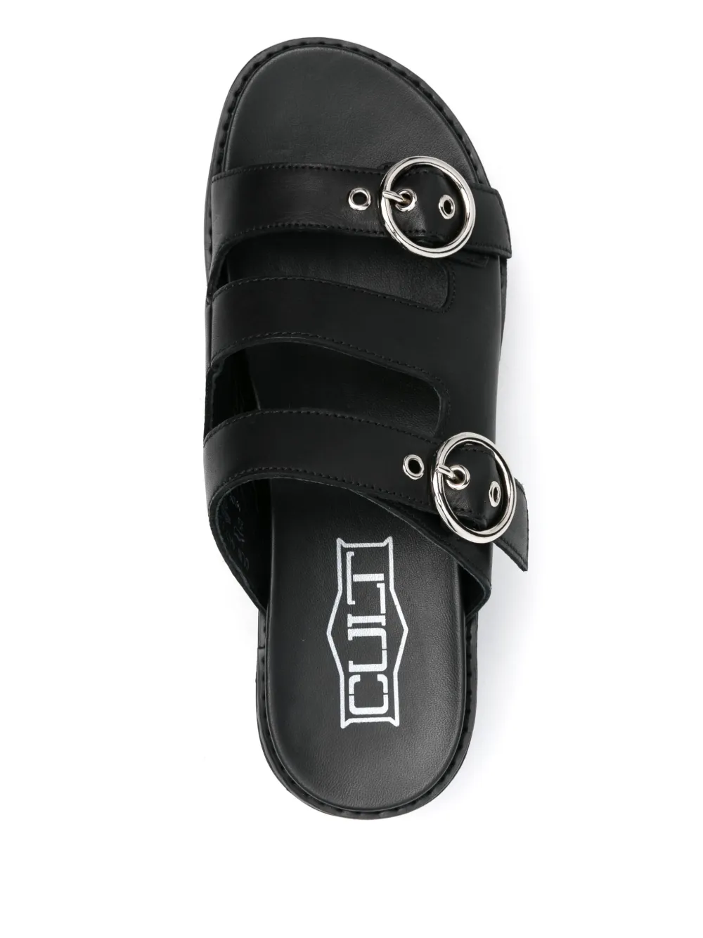 Cult 60mm leather sandals Black