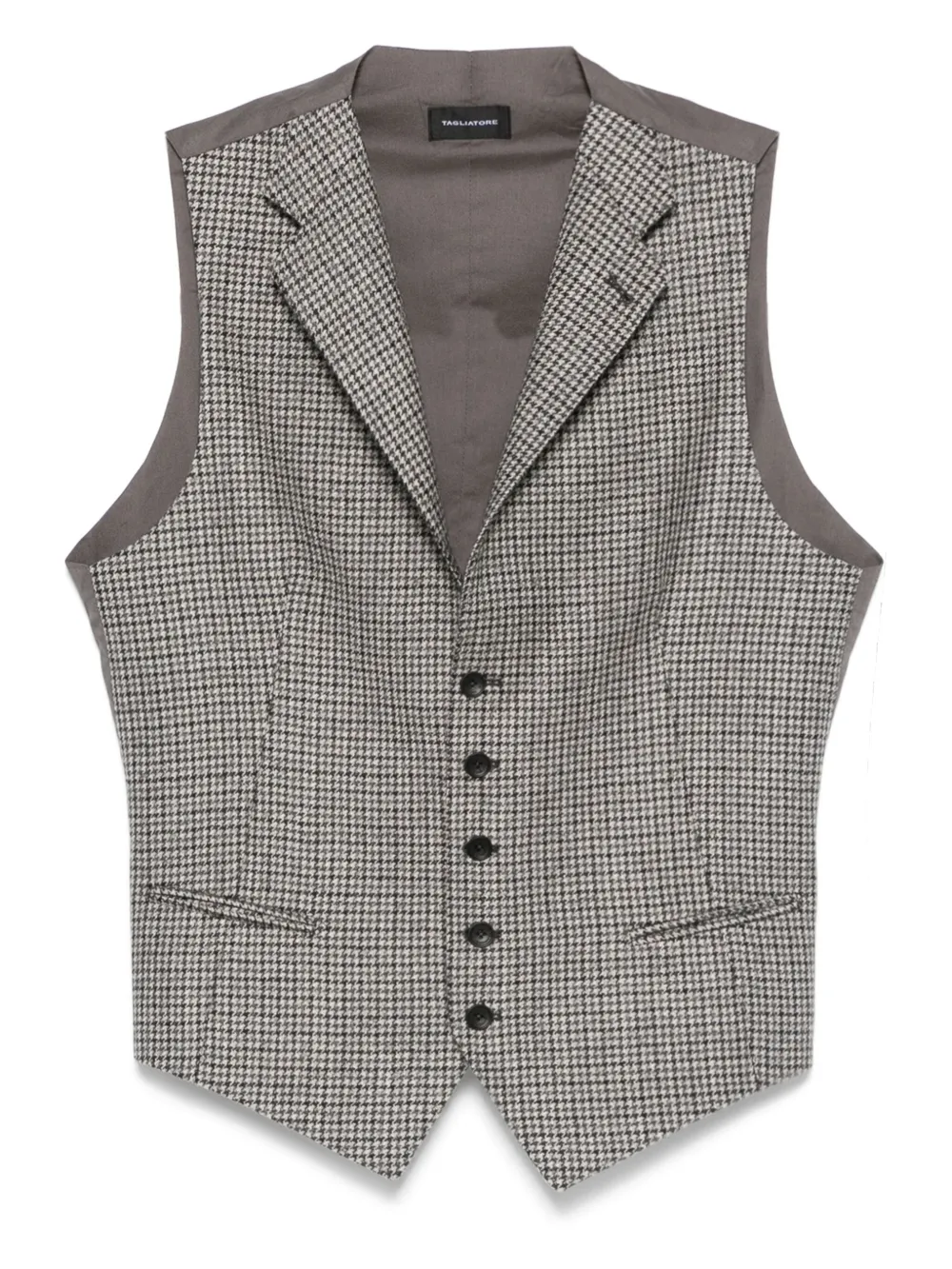 Tagliatore Katoenen gilet Grijs