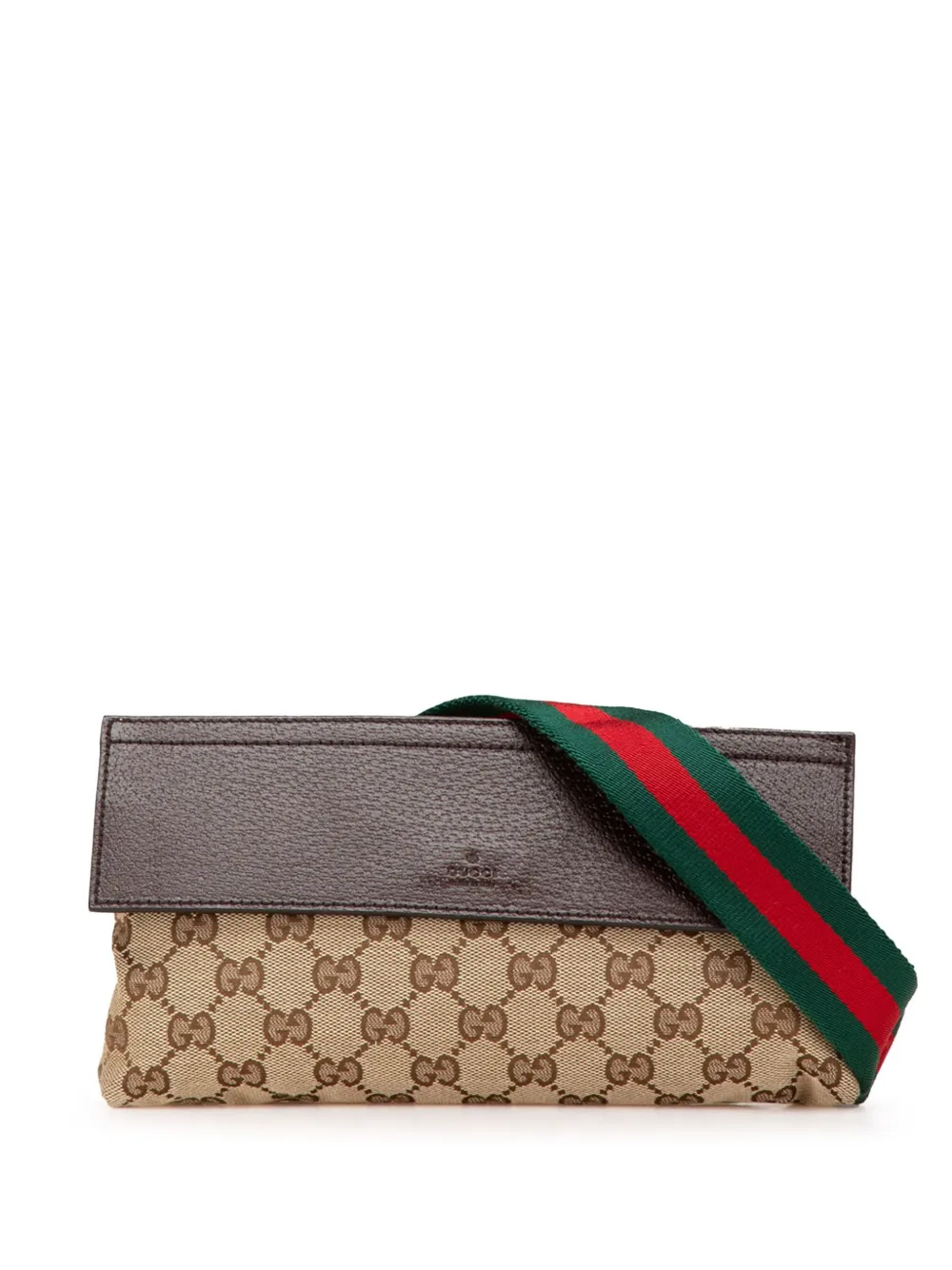 Pre-owned Gucci 2000-2015 Gg Canvas Web Crossbody Bag