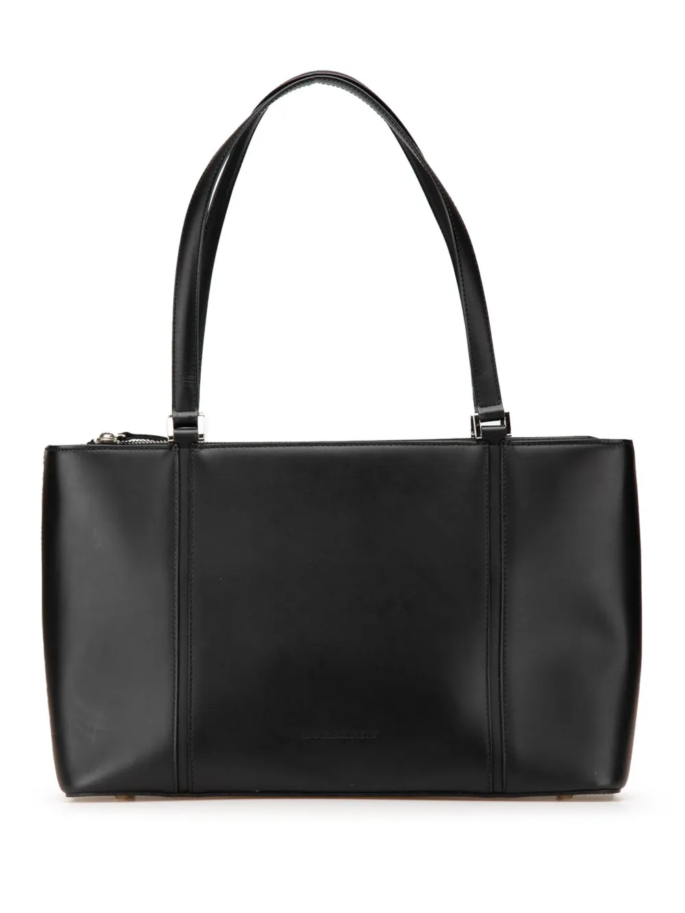 Burberry Pre-Owned 2000-2017 Leather tote bag - ブラック Burberry Pre-Owned 2000-2017 Leather tote bag - ブラック