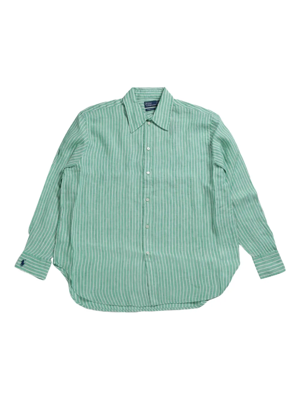 Polo Ralph Lauren striped button-up shirt - グリーン Polo Ralph Lauren striped button-up shirt - グリーン