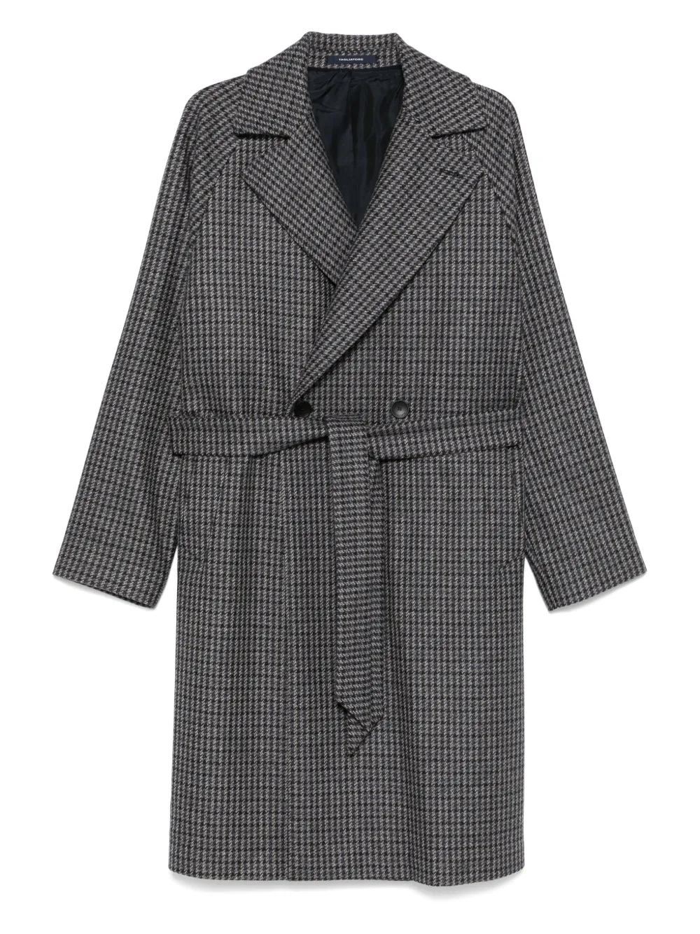 Tagliatore check-print coat | Blue | Image 1
