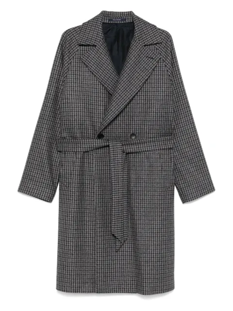 Tagliatore check-print coat