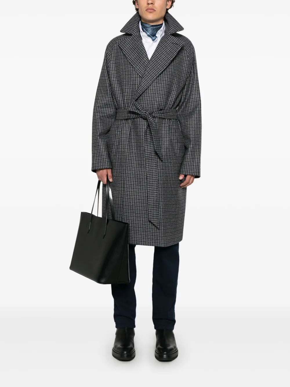 Tagliatore check-print coat | Double Breasted Coats | Image 2