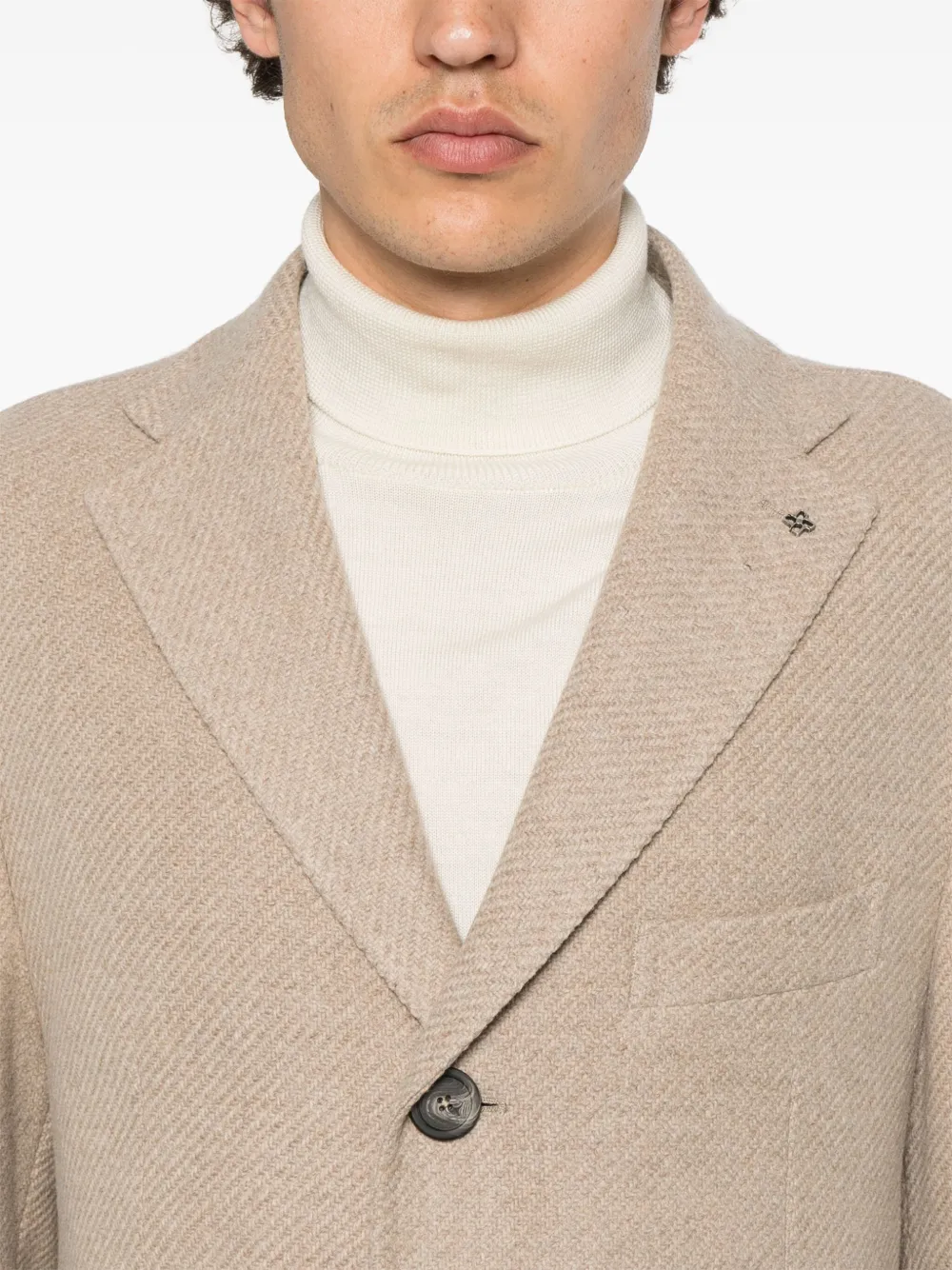 Shop Tagliatore Single-breasted Coat