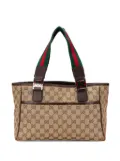 Gucci Pre-Owned 2000-2015 GG Canvas Web Pop tote bag - Brown