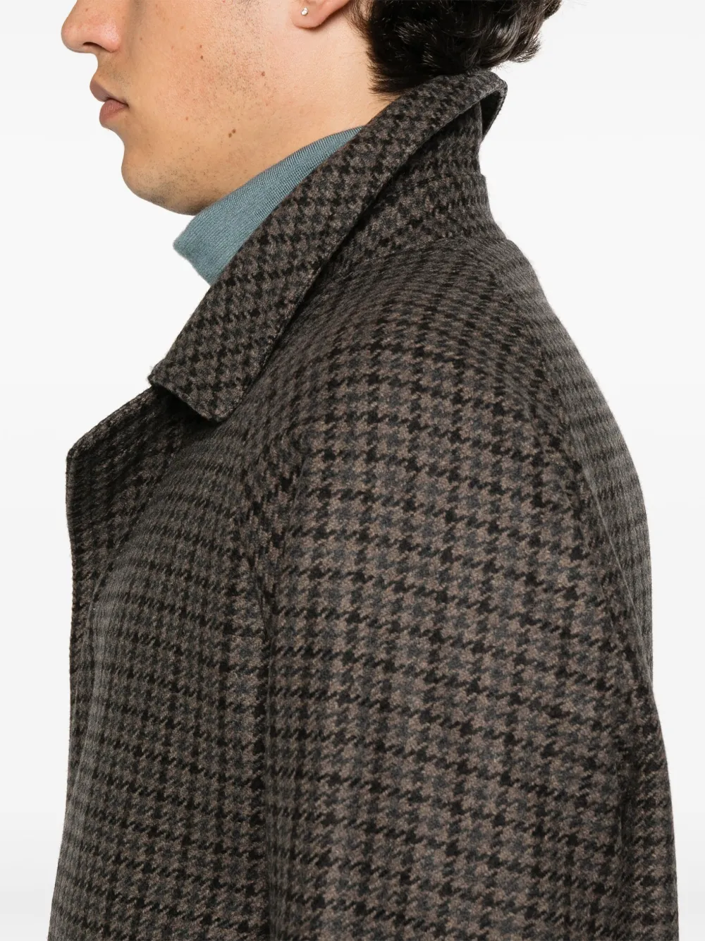 Tagliatore Geruite jas Bruin