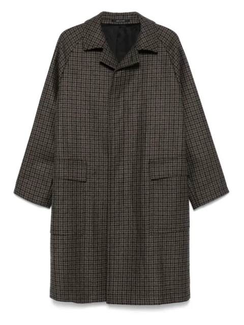 Tagliatore check-print coat