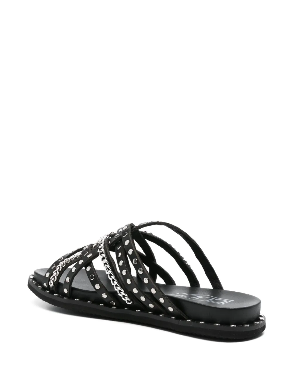 Cult studded sandals Black