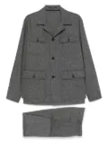 Tagliatore knitted suit - Grey