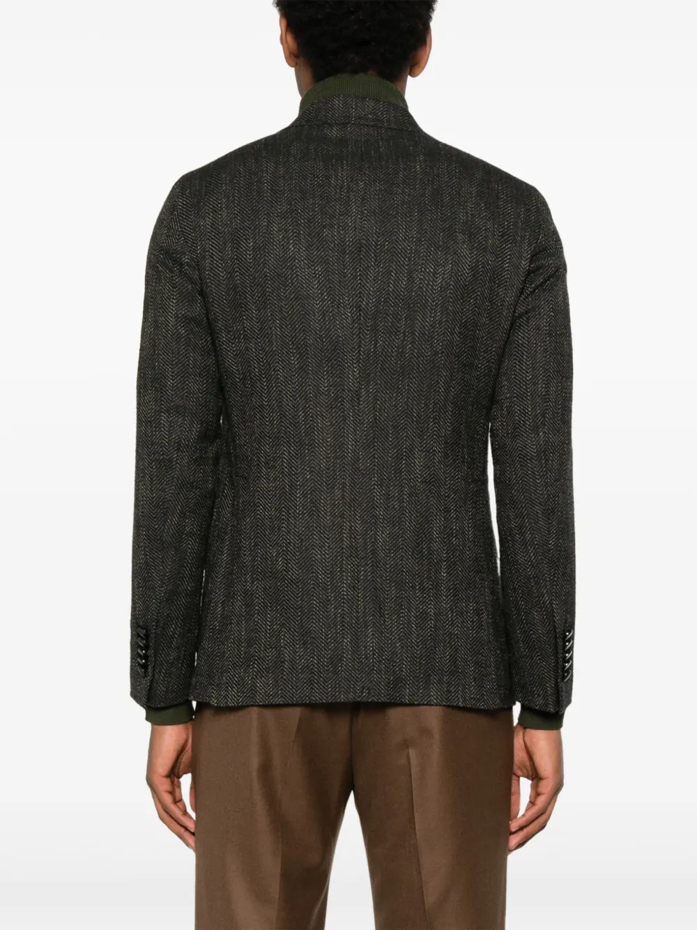 Tagliatore Blazer met enkele rij knopen Groen