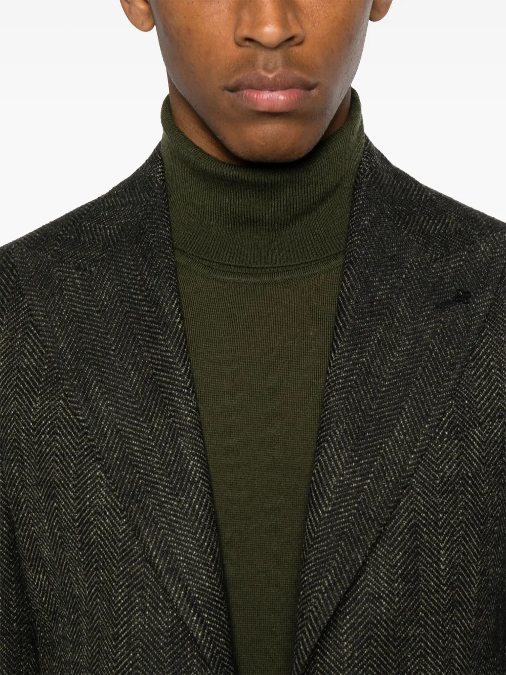 Tagliatore Blazer met enkele rij knopen Groen
