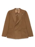 Tagliatore double-breasted blazer - Brown