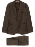 Tagliatore virgin wool suit - Brown