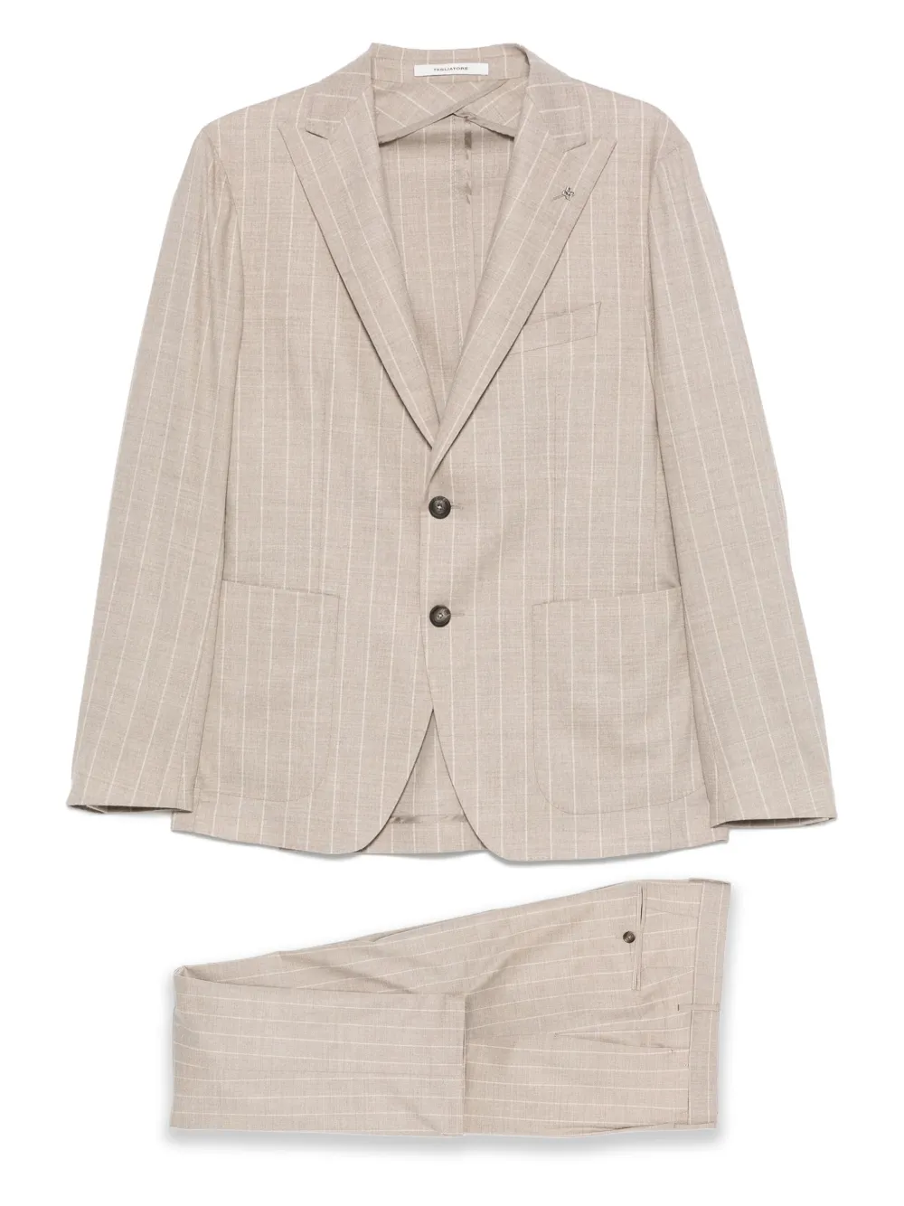 Tagliatore pinstriped suit | Neutrals | Image 1