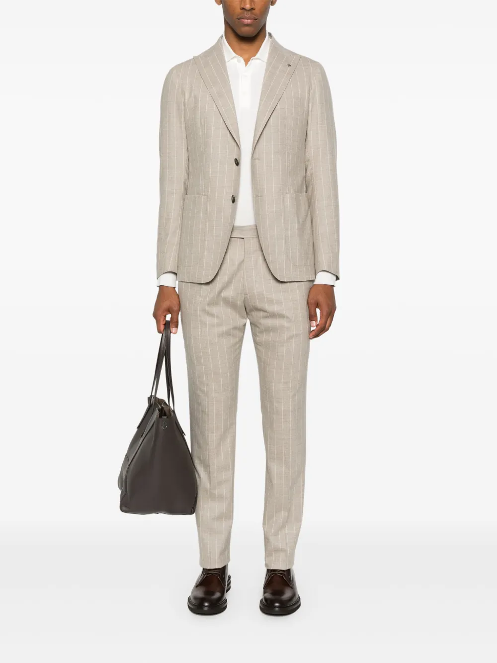 Tagliatore pinstriped suit | Single Breasted Suits | Image 2
