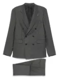 Tagliatore virgin wool-blend suit - Grey