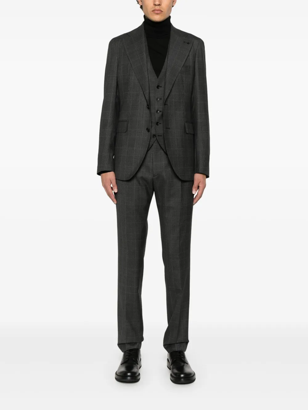 Tagliatore virgin-wool three-piece suit | Single Breasted Suits | Image 2