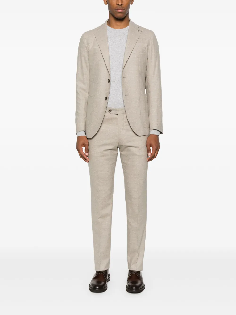 Tagliatore virgin wool-blend suit | Single Breasted Suits | Image 2