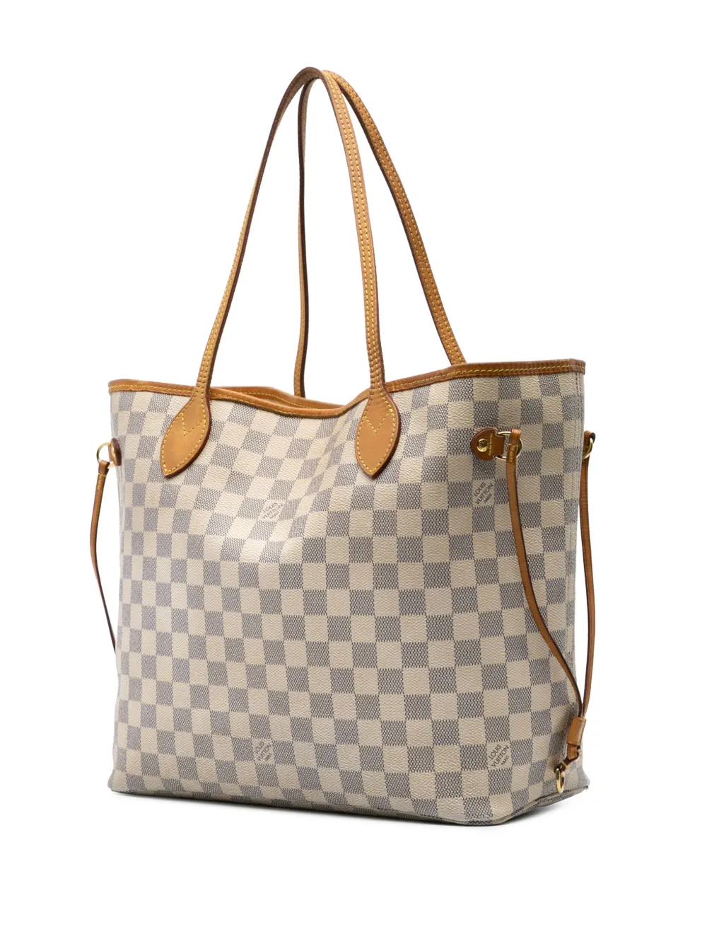 Louis Vuitton Pre-Owned 2012 Damier Azur Neverfull MM tote bag | Pre-Owned | Image 2