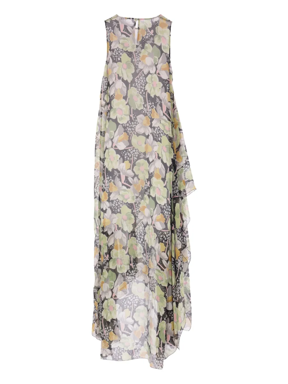 LOEWE Maxi-jurk met Daffodil-print - Zwart