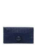 Bottega Veneta Pre-Owned 2012-2024 Nappa Intrecciato Turn Lock clutch bag - Blue