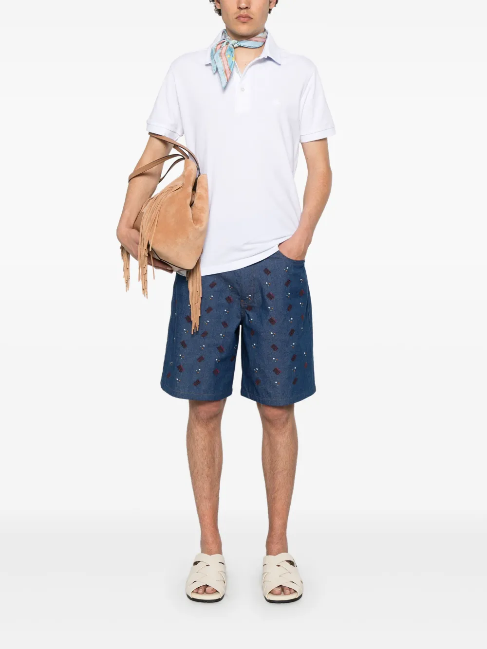 ETRO Katoenen poloshirt - Wit