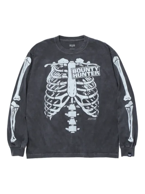 Neighborhood x Bounty Hunter skeleton-print T-shirt