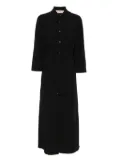 Blanca Vita linen midi dress - Black