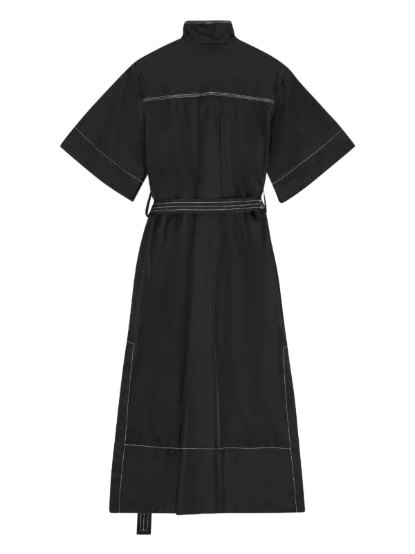 ganni black shirt dress Ganni Buttoned Shirt Dress