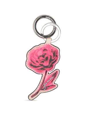 GANNI Flower キーホルダー | ブルー | FARFETCH JP