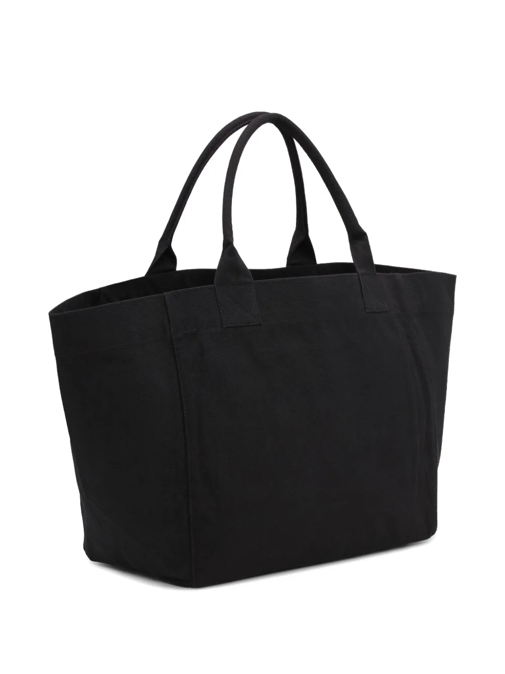 GANNI Canvas shopper - Zwart
