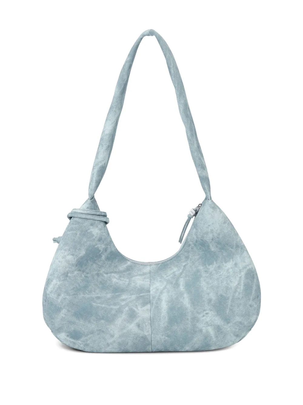 GANNI Medium schoudertas met tie-dye effect Blauw
