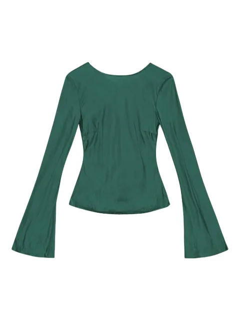 GANNI satin blouse