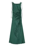 GANNI satin dress - Green