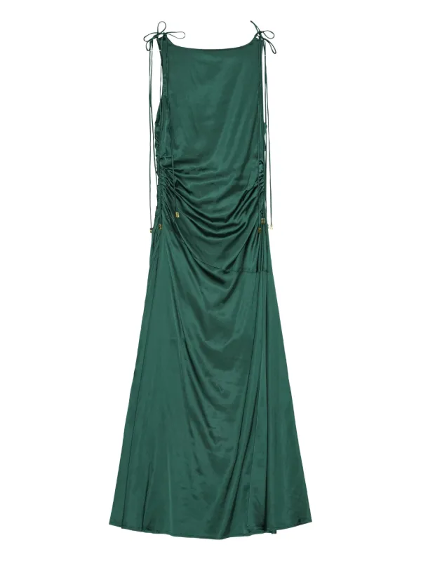 GANNI サテン ドレス | グリーン | FARFETCH JP GANNI サテン ドレス | グリーン | FARFETCH JP
