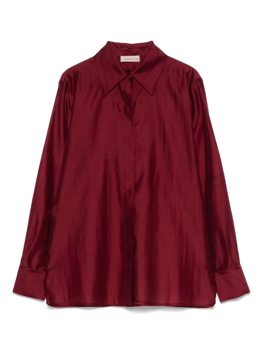 Blanca Vita Blouse met lange mouwen Rood