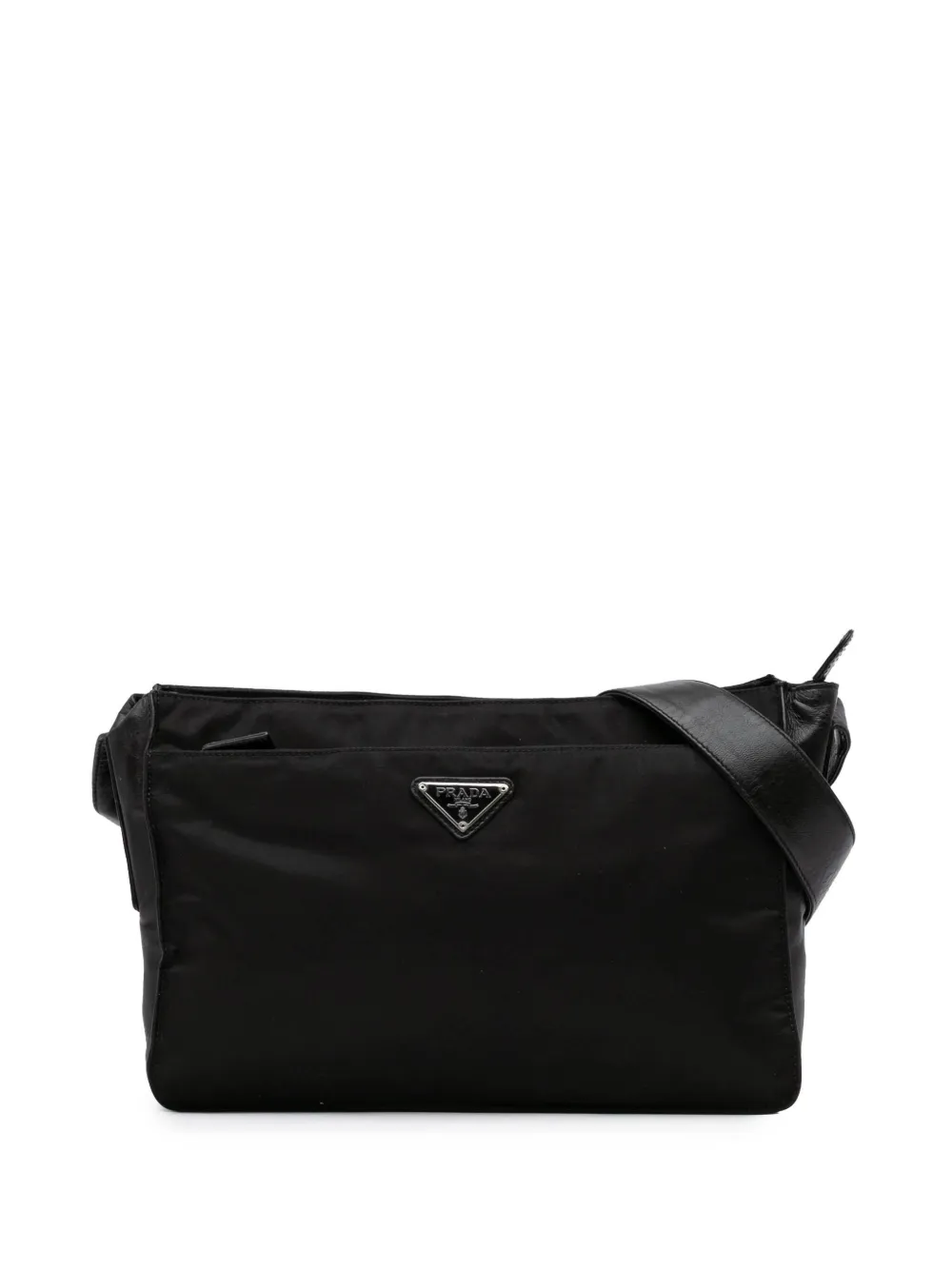 Pre-owned Prada 2000-2013 Tessuto Zip Top Shoulder Bag